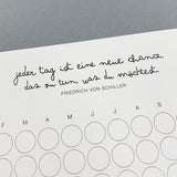 Weekly planner with sticky dots | 45.5x29 cm