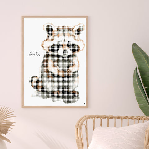 Pixelart | LIMITED EDITION | 50x70 cm - dot on