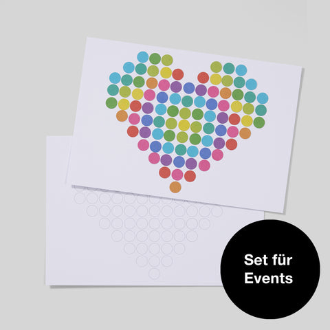 50 DIY postcards with stickers | different designs | 12x16.5cm