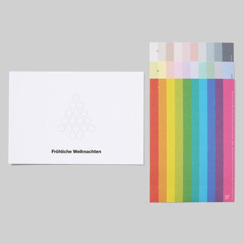 DIY-Postkarte · Fröhliche Weihnachten