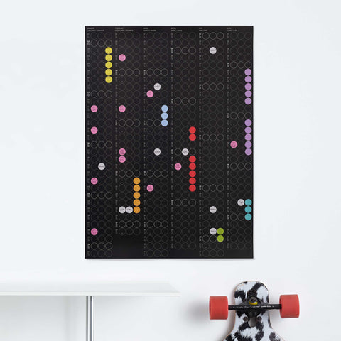 COMING SOON: Halbjahresplaner half 2025 | 50x69 cm - dot on