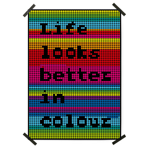 Pixelart | LIMITED EDITION | 50x70 cm - dot on