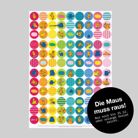 dots with the mouse · sticky dots Ø 20 mm