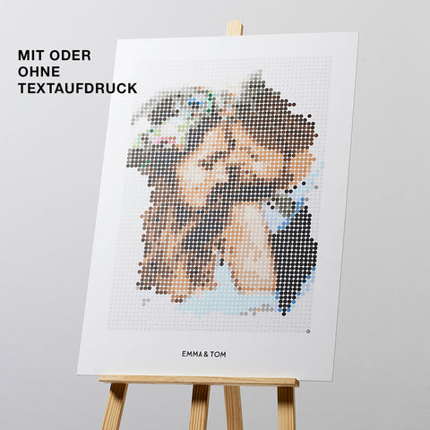 My Pixelart Event | Geschenkset für Hochzeiten & Feste  | 59,4x84 cm