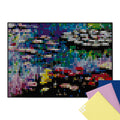 Pixelart | Bastelset mit Stickern | Motiv: water lilies | 50x70 cm - dot on
