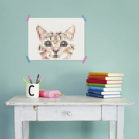 Wanddekoration Katze