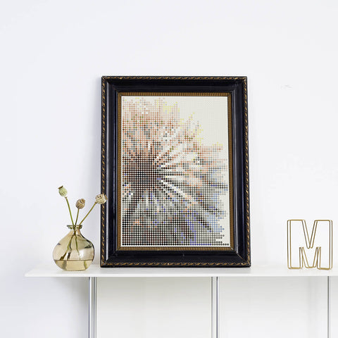 Bastelset mit Stickern | Motiv: weed | 50x70 cm - dot on