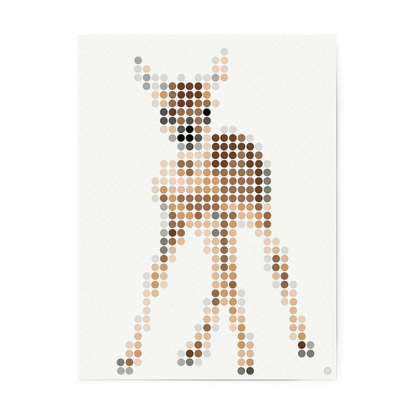 Bastelset mit Stickern | Motiv: my deer | 30x40 cm - dot on