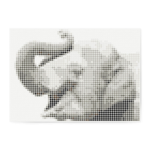 Bastelset mit Stickern | Motiv: elephant | 50x70 cm - dot on
