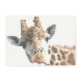 Bastelset mit Stickern | Motiv: giraffe | 50x70 cm - dot on