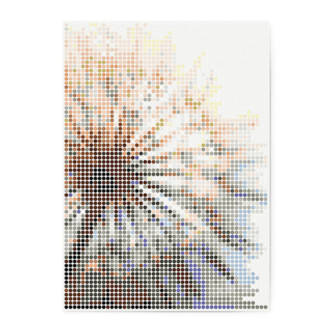 Bastelset mit Stickern | Motiv: weed | 50x70 cm - dot on