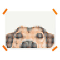 Bastelset mit Stickern | Motiv: dog | 30x40 cm - dot on