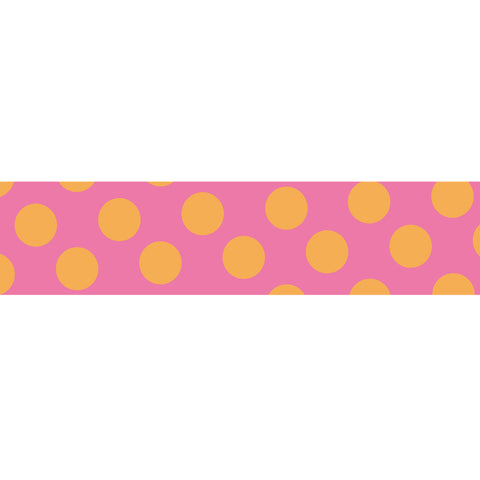 Washi Masking Tape | neon | orange&pink - dot on