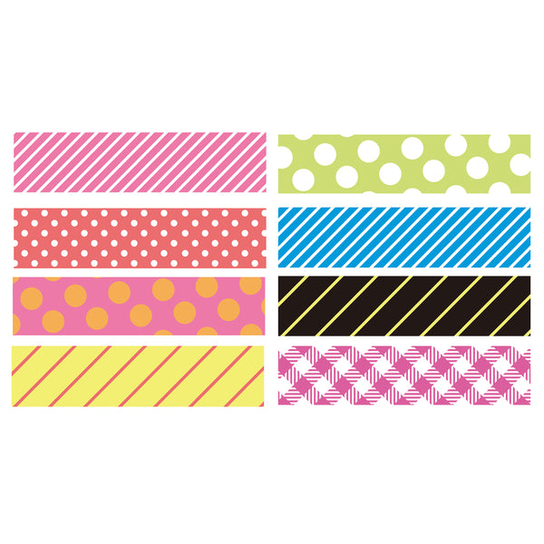 Set | Washi Masking Tape | neon pattern mix - dot on
