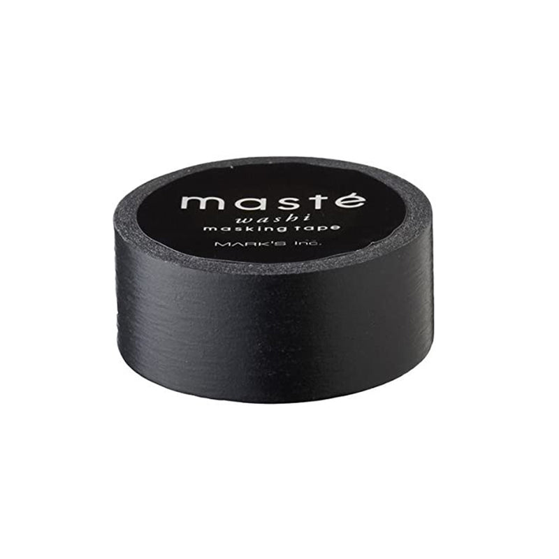 Washi Masking Tape | matte | black - dot on