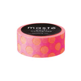 Washi Masking Tape | neon | orange&pink - dot on