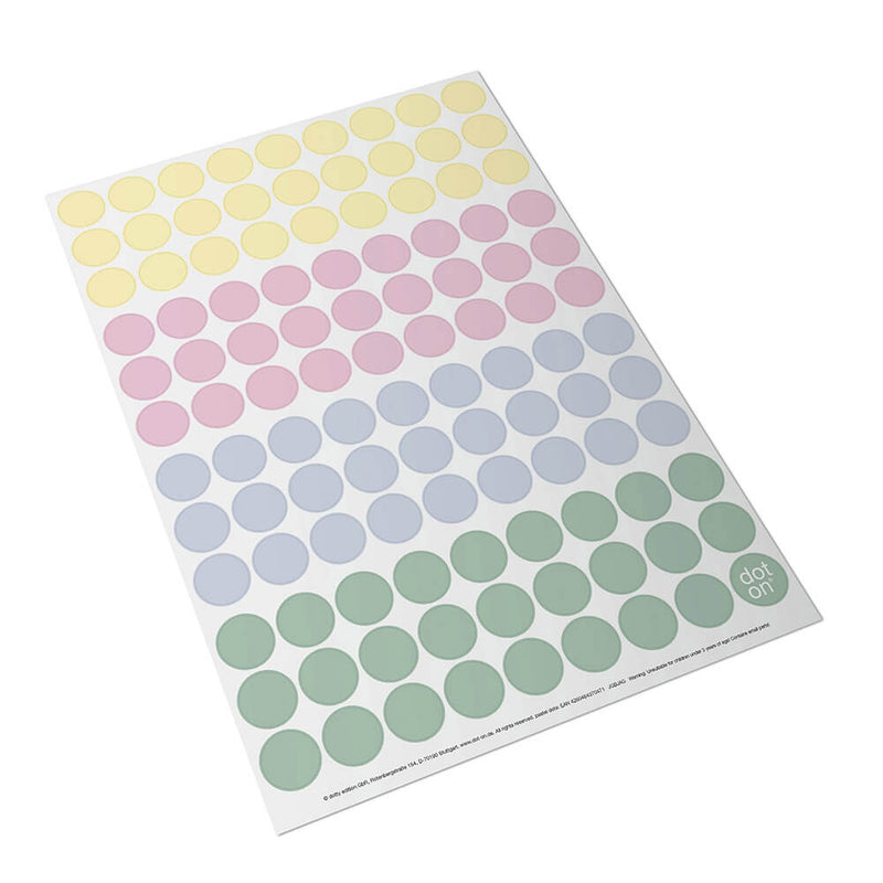 pastell dots | Klebepunkte | Ø 20 mm - dot on