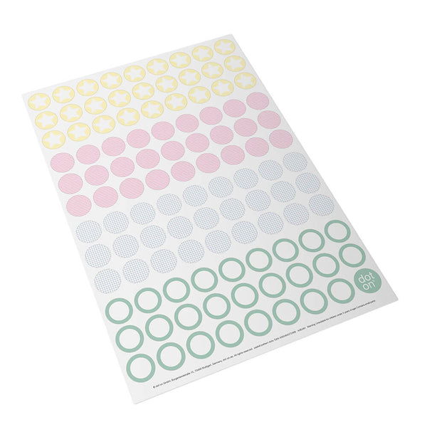 pastell pattern dots | Klebepunkte | Ø 20 mm - dot on