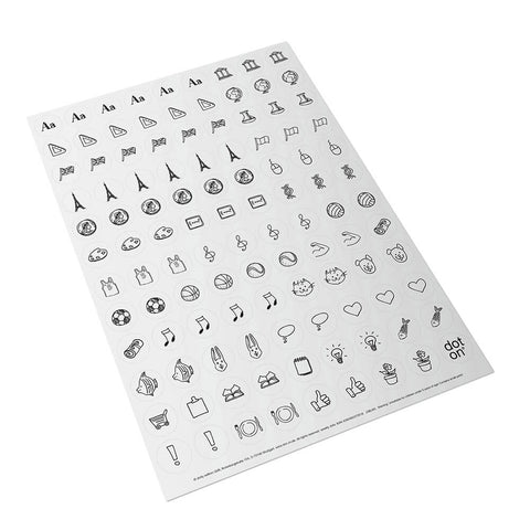 weekly dots | Klebepunkte | Ø 20 mm - dot on