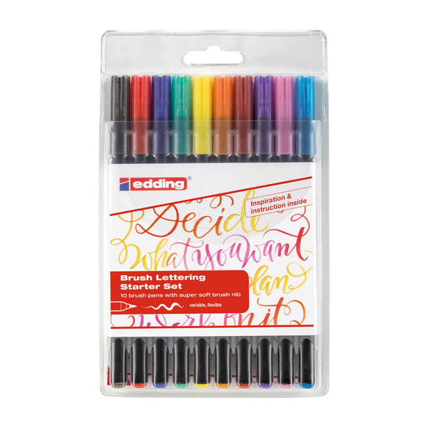 Set | brush lettering | 10 Schreibfarben - dot on