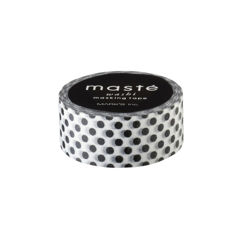 Washi Masking Tape | dotty dots | schwarz - dot on