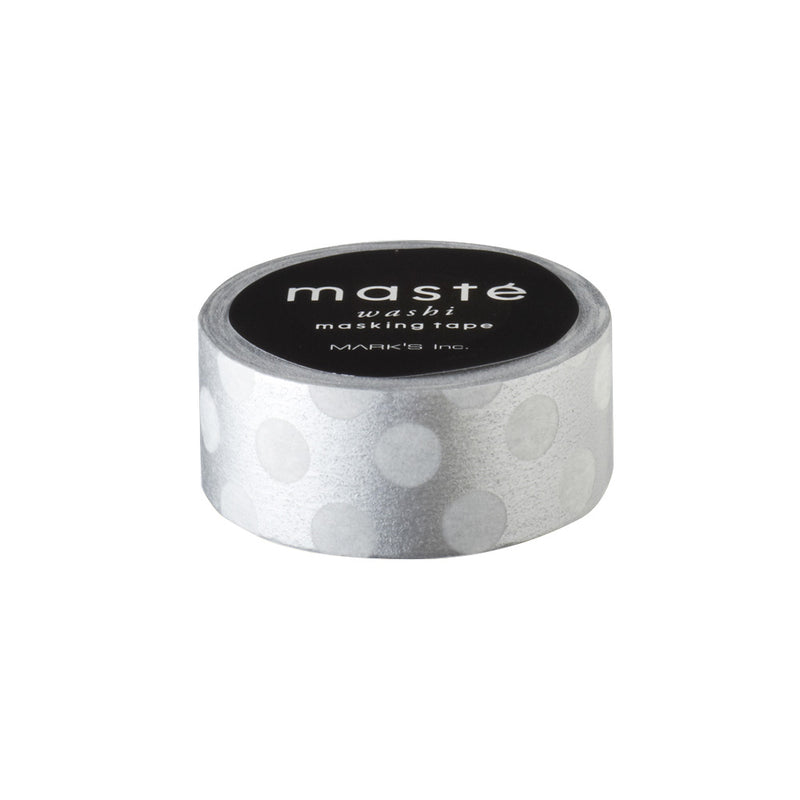 Washi Masking Tape | dotty dots | silber - dot on