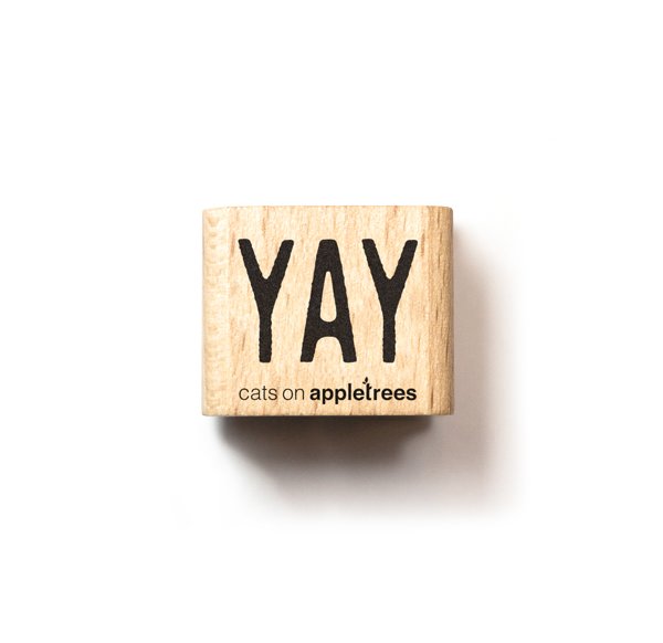 Stempel | YAY | cats on appletrees - dot on